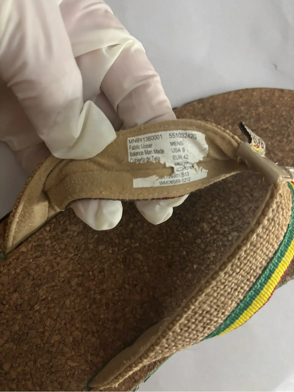 Bob Marley flip -flops  Size 9 Men’s
